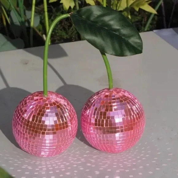 Pink Disco Cherry Decor - Picture 1 of 3